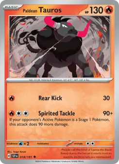 Paldean Tauros (Surging Sparks 018/191)