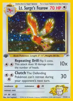 Lt. Surge's Fearow (Gym Heroes 7/132)