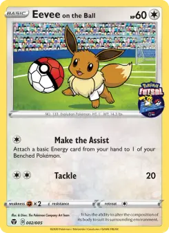 Eevee on the Ball (Pokémon Futsal 2020 2/5)