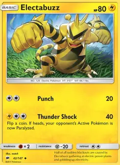 Electabuzz (Burning Shadows 42/147)