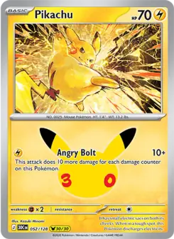 Pikachu (30th Celebration 052/128)
