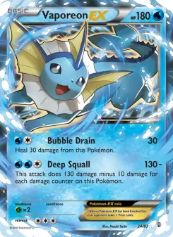 Vaporeon EX (Generations 24/83)