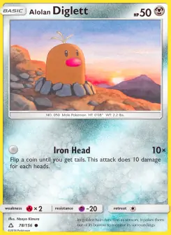 Alolan Diglett (Ultra Prism 78/156)