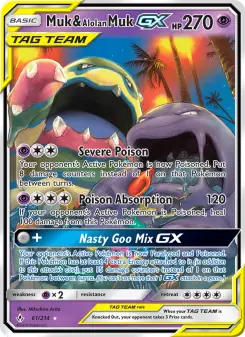 Muk & Alolan Muk GX (Unbroken Bonds 61/214)