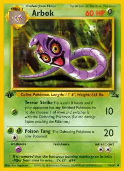 Arbok (Fossil 31/62)