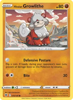Hisuian Growlithe (Astral Radiance 070/189)