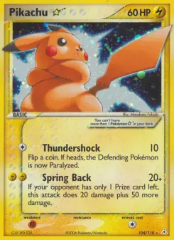 Pikachu Star (Holon Phantoms 104/110)