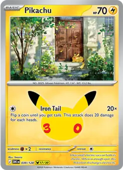 Pikachu (30th Celebration 039/128)
