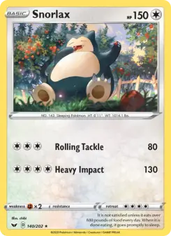 Snorlax (Sword & Shield 140/202)