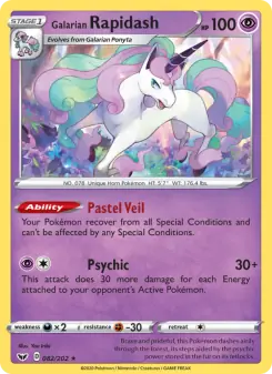Galarian Rapidash (Sword & Shield 82/202)