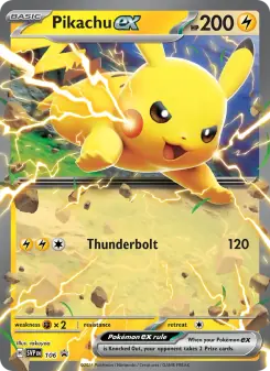 Pikachu ex (SVP Black Star Promos 106/225)
