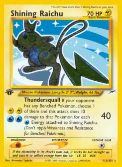 Shining Raichu (Neo Destiny 111/105)