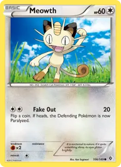 Meowth (Boundaries Crossed 106/149)
