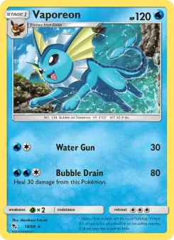 Vaporeon (Hidden Fates 18/68)