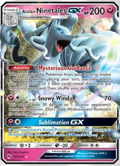 Alolan Ninetales GX (Lost Thunder 132/214)