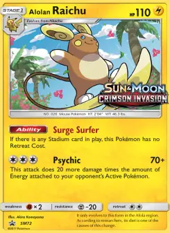 Alolan Raichu (SM Black Star Promos SM72)