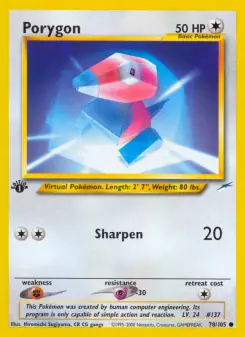 Porygon (Neo Destiny 78/105)
