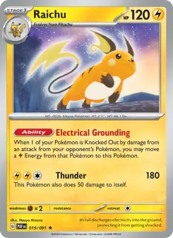 Raichu (Paldean Fates 019/91)
