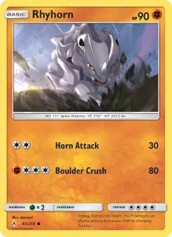 Rhyhorn (Unbroken Bonds 93/214)