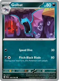 Golbat (Shrouded Fable 028/64)