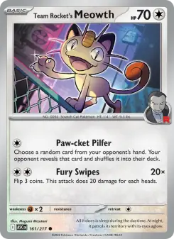 Team Rocket's Meowth (Ascended Heroes 161/217)