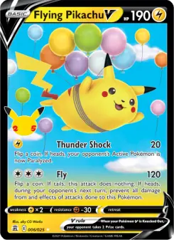 Flying Pikachu V (Celebrations 6/25)