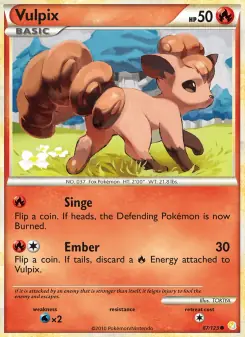 Vulpix (HeartGold SoulSilver 87/123)