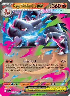 Mega Charizard X ex (Phantasmal Flames 013/94)