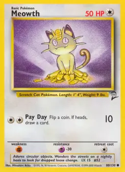 Meowth (Base Set 2 80/130)
