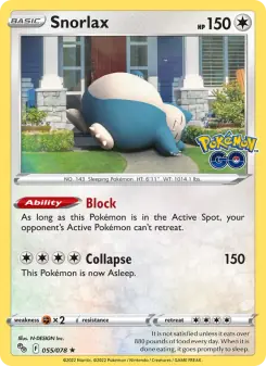Snorlax (Pokémon GO 055/78)