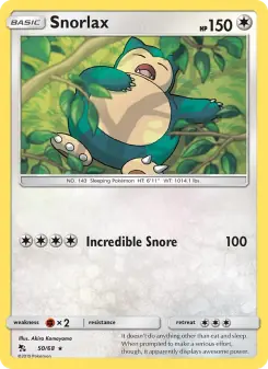 Snorlax (Hidden Fates 50/68)
