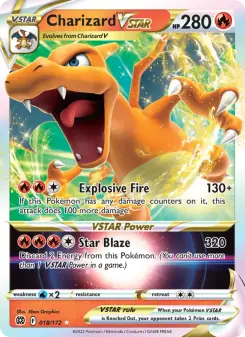 Charizard VSTAR (Brilliant Stars 018/172)