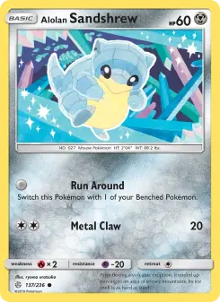 Alolan Sandshrew (Cosmic Eclipse 137/236)