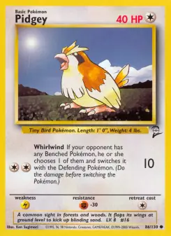 Pidgey (Base Set 2 86/130)