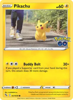 Pikachu (Pokémon GO 027/78)