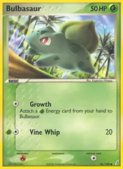 Bulbasaur (Crystal Guardians 46/100)