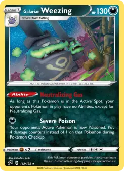 Galarian Weezing (Rebel Clash 113/192)