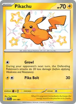 Pikachu (Paldean Fates 131/91)