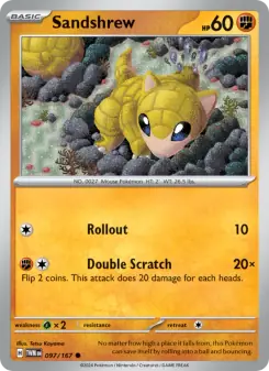 Sandshrew (Twilight Masquerade 097/167)