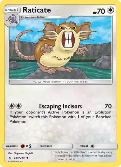 Raticate (Unbroken Bonds 144/214)