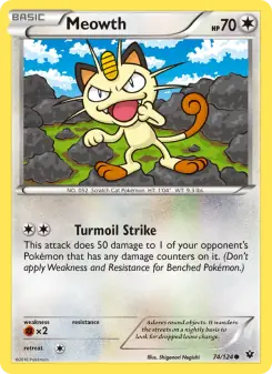 Meowth (Fates Collide 74/124)