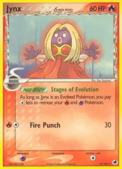 Jynx δ (Dragon Frontiers 17/101)