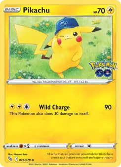 Pikachu (Pokémon GO 028/78)