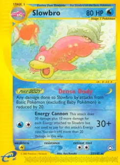 Slowbro (Aquapolis 33/147)