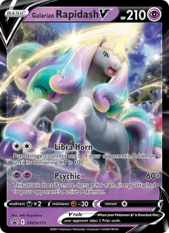Galarian Rapidash V (SWSH Black Star Promos SWSH111)