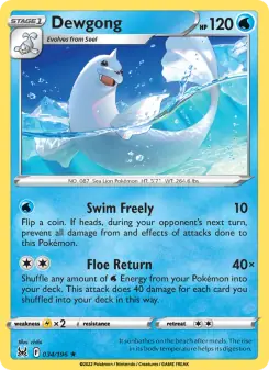 Dewgong (Lost Origin 034/196)