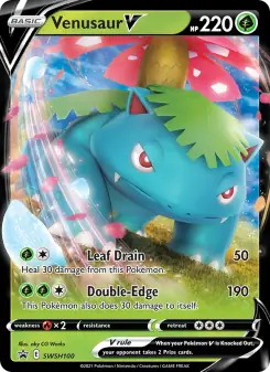 Venusaur V (SWSH Black Star Promos SWSH100)