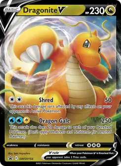 Dragonite V (SWSH Black Star Promos SWSH154)