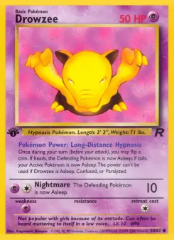 Drowzee (Team Rocket 54/82)