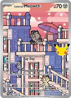 Galarian Meowth (30th Celebration 141/128)